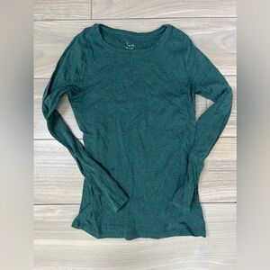 Green Long Sleeve Top